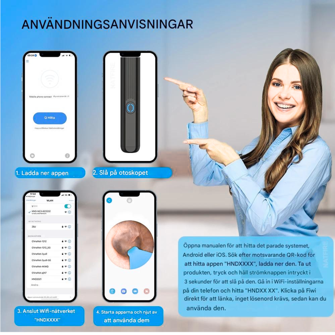 Smart Öron – En visuell öronrengörare med kamera.